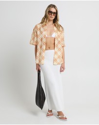 Subtitled - Nahla Oversized Check Shirt