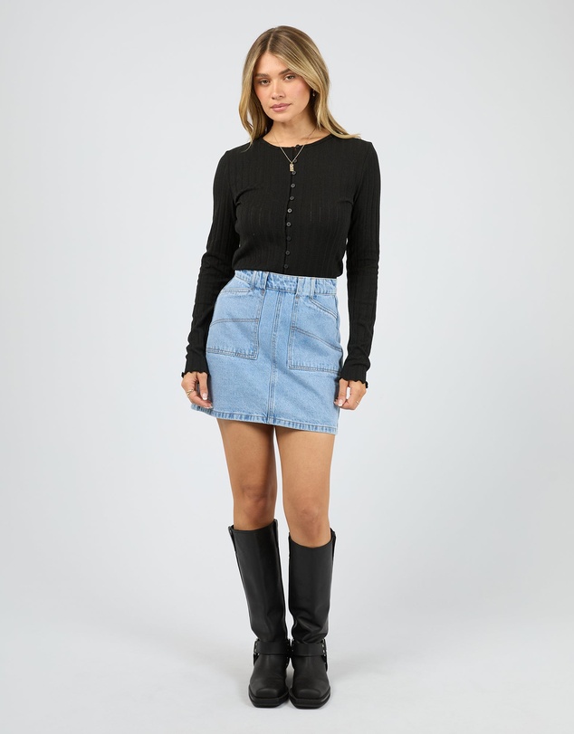 All About Eve - Tarni Knit Top Black