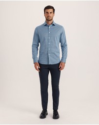 SABA - Lucian Long Sleeve Stretch Check Shirt
