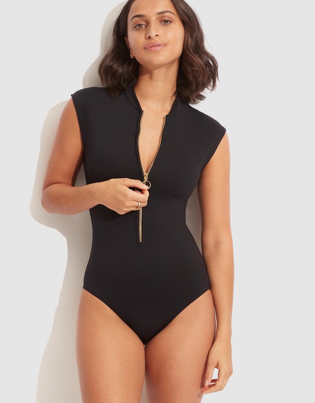 Seafolly - Zip Front One Piece