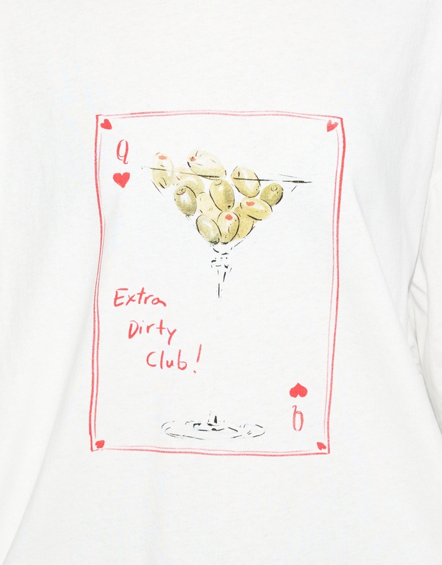 Dazie - Martini Club Oversized Graphic Tee
