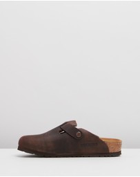Birkenstock - Boston Nubuck Oiled Narrow