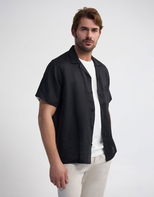 Oxford - Griffin French Linen Short Sleeve Shirt