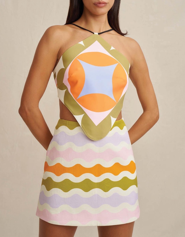 BY JOHNNY. - Sunset Sorbet Mini Skirt