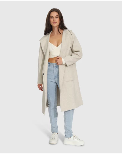 Belle & Bloom - Walk This Way Wool Blend Oversized Coat