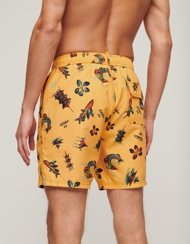 Superdry - Hawaiian Print Swim Shorts