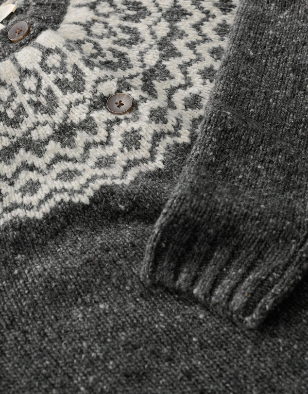 Seasalt - Seasalt Cornwall Grey Port Kinnis Cardigan Merino