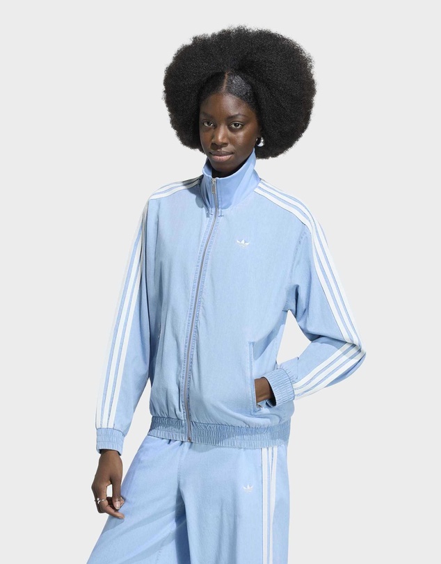adidas Originals - ADIDAS ORIGINALS SUMMER GLOW LIGHT DENIM FIREBIRD TRACK TOP Womens
