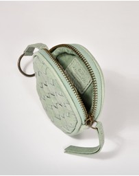 Cobb & Co - Creswell Leather Woven Coin Purse