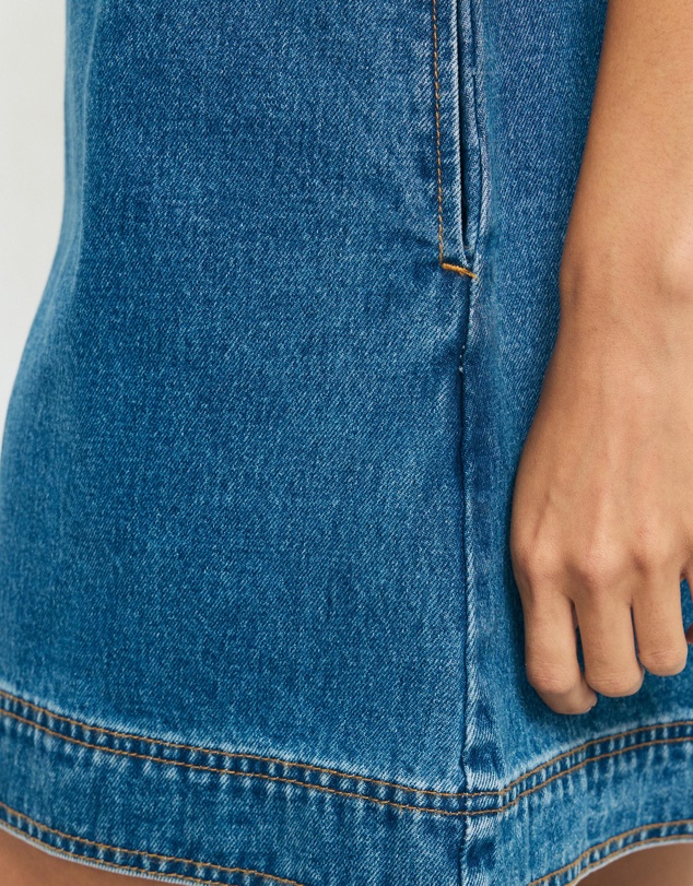 AERE - Elkin Denim Mini Dress