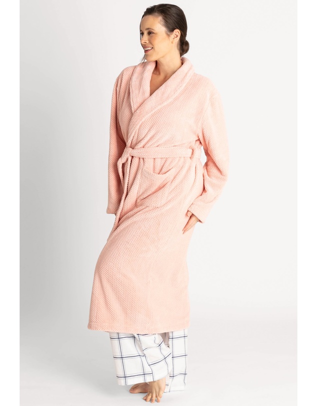 Ava & Audrey  - Ava & Audrey Betty Jacquard Fleece Robe