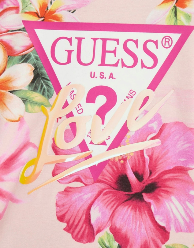 GUESS - Logo Midi Short Sleeve T-Shirt