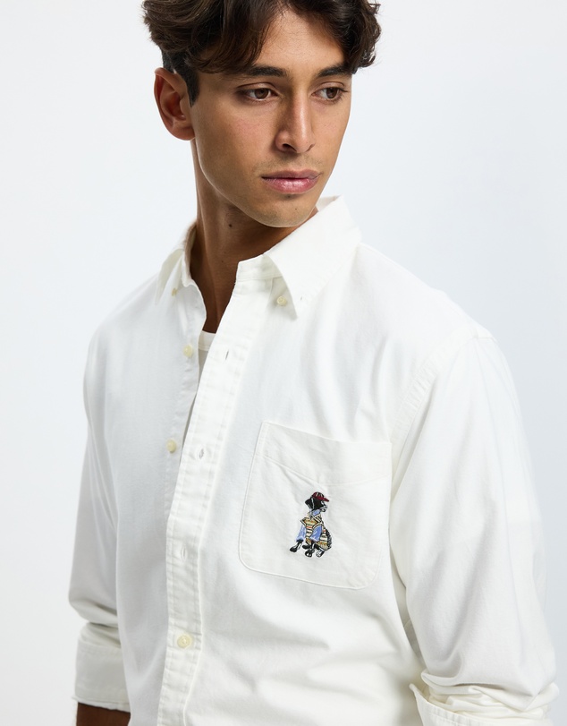 Polo Ralph Lauren - Custom Fit Dog-Embroidered Oxford Shirt