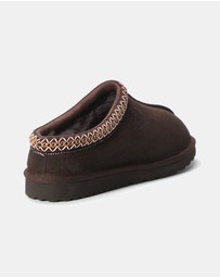 AusWooli Ugg Boots - Croydon Sheepskin Ankle Braid Slippers