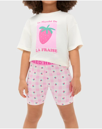 Seed Heritage - Strawberry Bike Short
