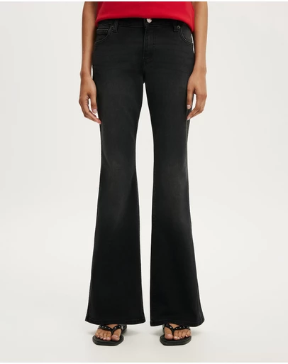 Cotton On - Petite Mid Rise Bootcut Jean
