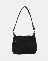 Pierre Cardin - Pierre Cardin Nylon Anti-Theft Cross Body Bag