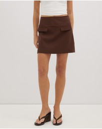 Dazie - Bossy Babe A-Line Mini Skirt