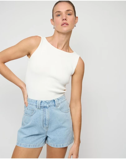 Staple the Label - Halo Denim Shorts