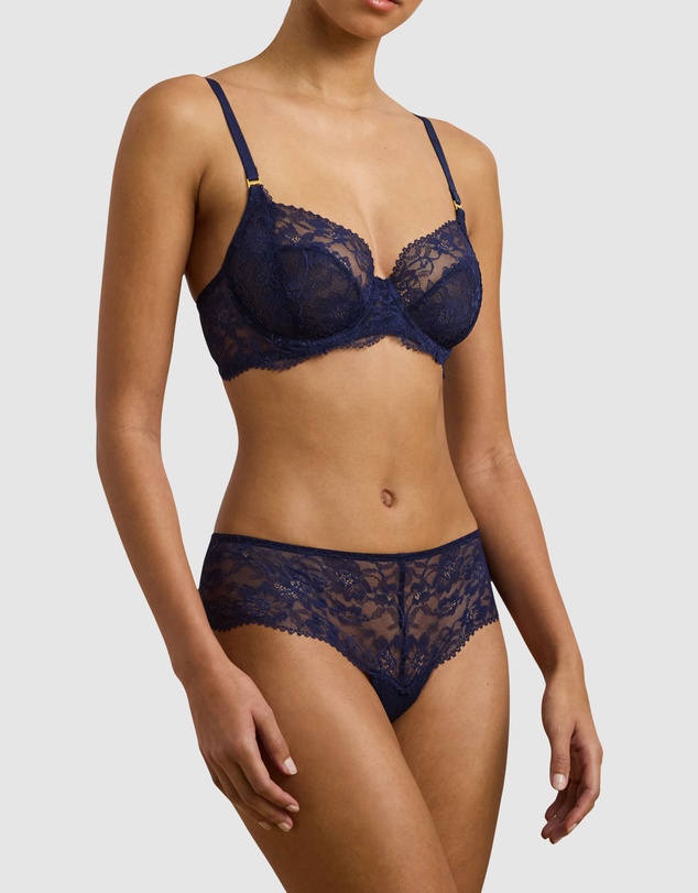 Lauren by Ralph Lauren - Lauren Lace Wired Full Coverage Unlined Lace Bra