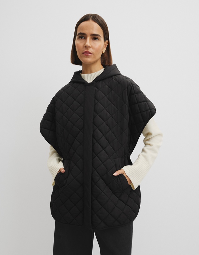 Country Road - Quilted Poncho