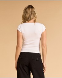 MVN - Soft Scoop Neck Top
