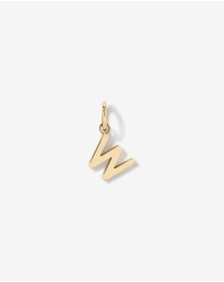 Michael Hill - Letter W Initial Pendant in 10kt Yellow Gold