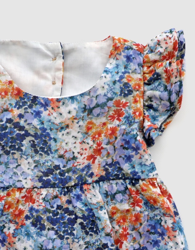 WITH LOVE FOR KIDS - Cotton Muslin Playsuit - Babies