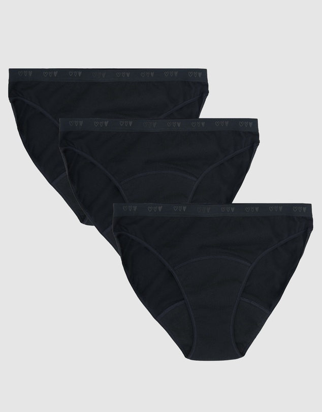 Love Luna - 3 Pack Teens First Period Bikini Brief