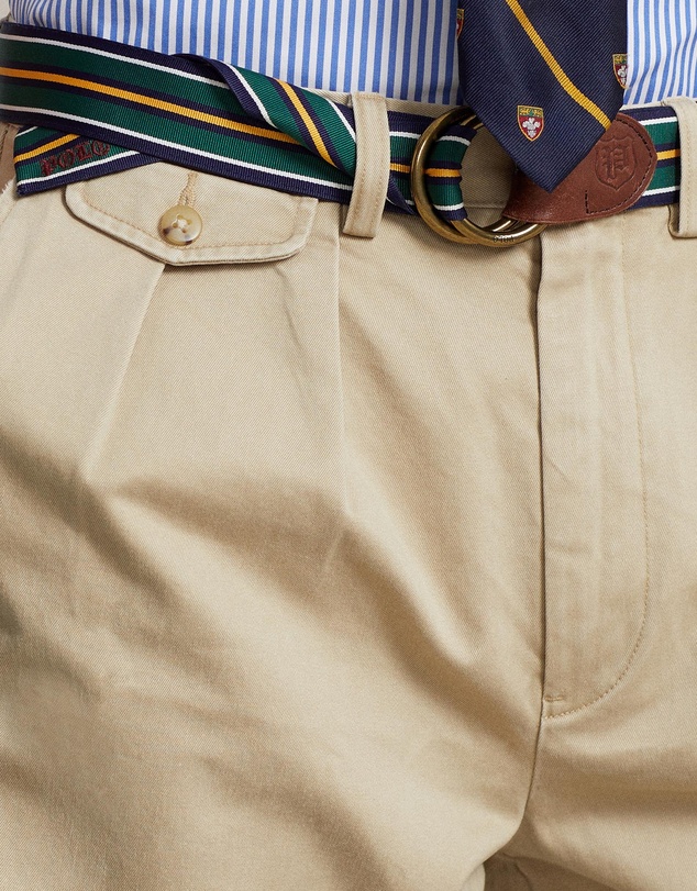 Polo Ralph Lauren - Whitman Relaxed Fit Pleated Chino Pants- ICONIC EXCLUSIVE