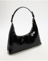 Calvin Klein - Foil Logo Glossy Convertible Shoulder Bag