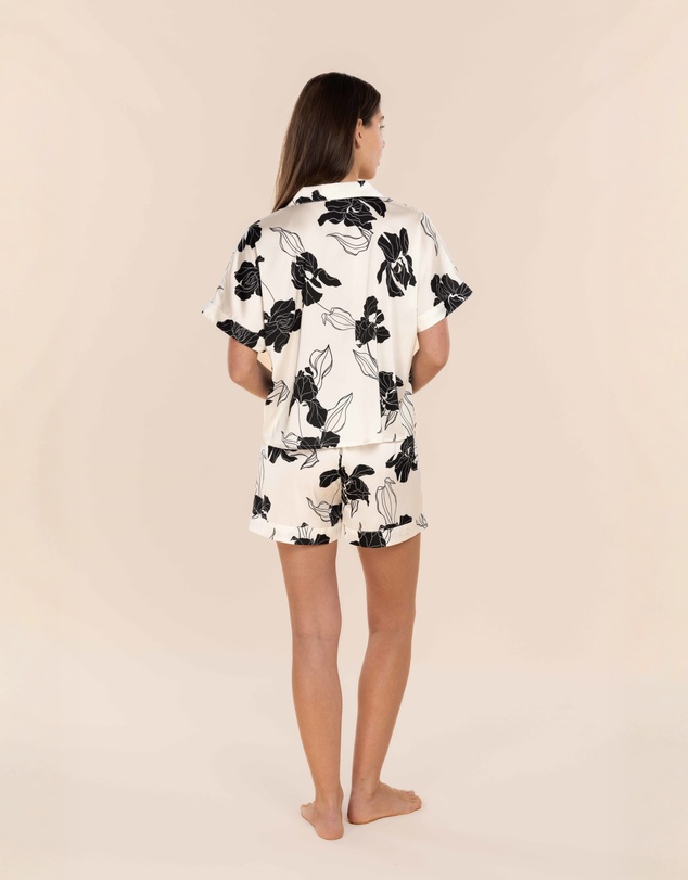 Gingerlilly - Freya Recycled Silky Satin Short Set