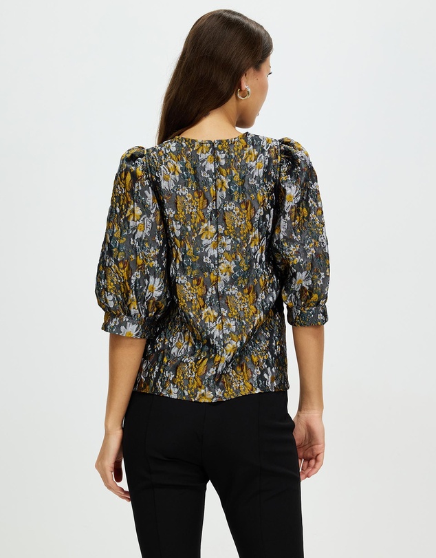 Grace Willow - Rei Jacquard Blouse