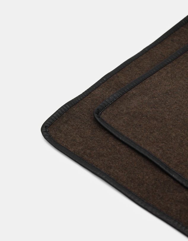 Morgan & Taylor - Jane Bias-Edged Poncho Chocolate Brown
