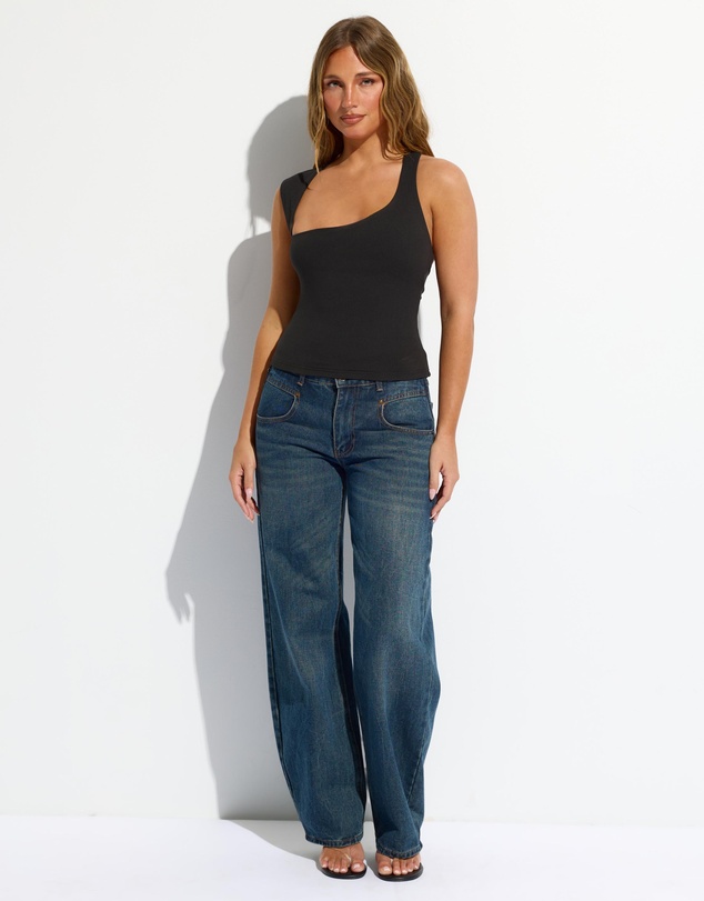 Dazie - Maya Cut Out Sculpt Top