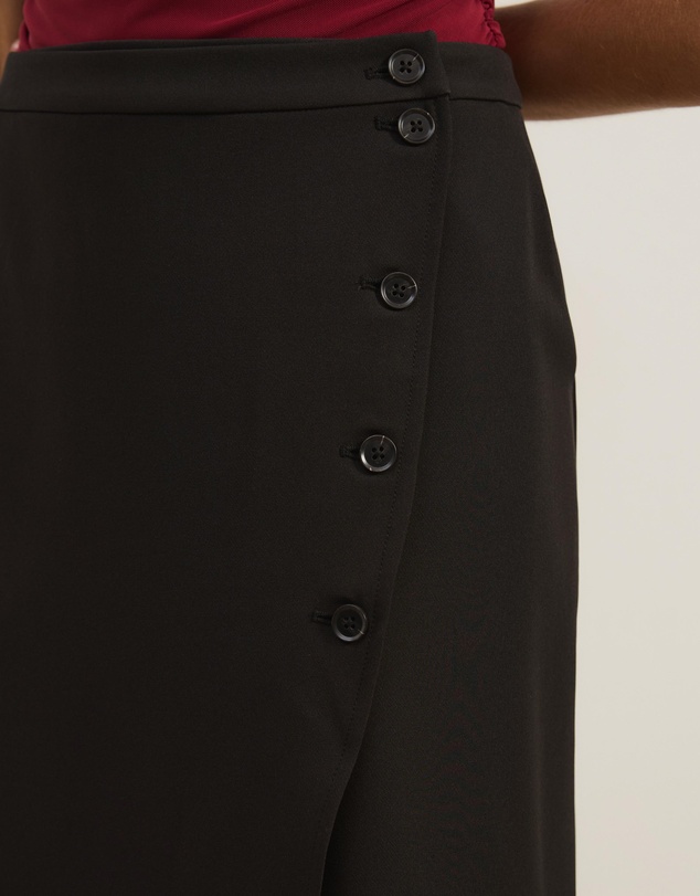 Atmos&Here - Sorelle Split Detail Midi Skirt