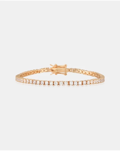 The Silver Collective - The Mini Tennis Bracelet