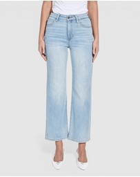 GUESS - Eco Cantina Mid Rise Wide Leg Jeans