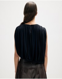 Minima Esenciales - Delfin Draped Jersey Top