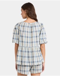 Roxy - Womens Dyland Check Blouse