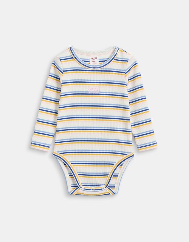 Seed Heritage - Stripe Rib Bodysuit