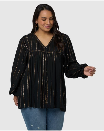 The Poetic Gypsy - Moonlit Reverie Blouse