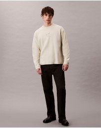 Calvin Klein Jeans - Embossed Monogram Logo Relaxed Sweater