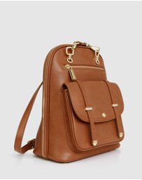 Belle & Bloom - 5th Ave Leather Backpack