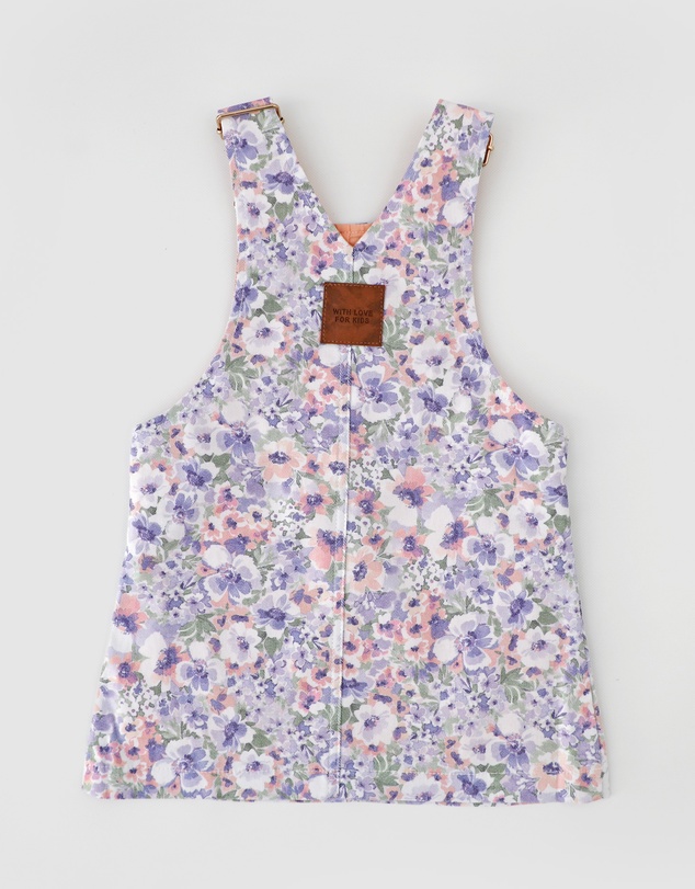WITH LOVE FOR KIDS - Hazel Denim Pinafore Dress - Babies - Kids