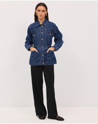 Calli - Margot Denim Barn Jacket