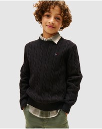 Tommy Hilfiger - Cotton Cable Sweater - Teens
