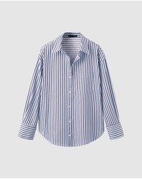 M.N.G - Striped Cotton Shirt
