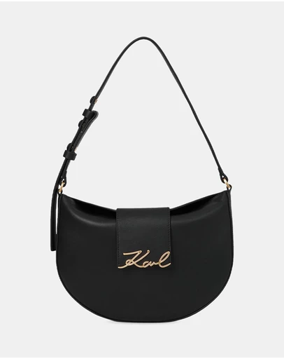Karl Lagerfeld - K/Signature Halfmoon Shoulder Bag