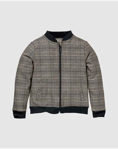 Quapi - Kobe Zip Through Bomber Jacket - Kids-Teens